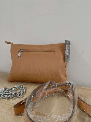 Bolso de piel sintética cierre negocio
