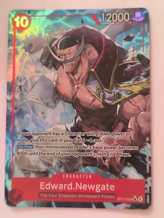 Carta One Piece Edward Newgate SR