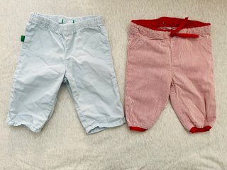 Pantalones bebé 0-3 meses (2 unidades)