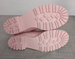 Botas de agua rosas