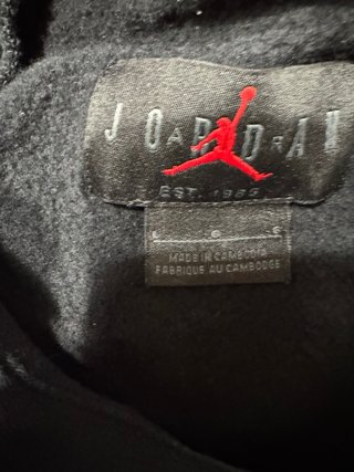 Sudadera Nike Jordan Talla L Negra