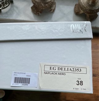 Ovye  Scarpe Donna Nere Punta Perla