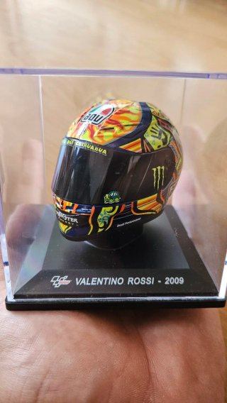 Casco Miniatura Valentino Rossi 2009