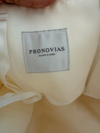 Vestido de Novia Beige con Pedrería