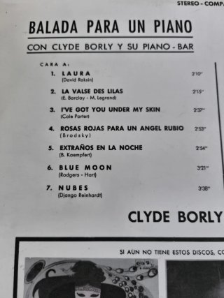 Vinilo Balada para un Piano - Clyde Borly