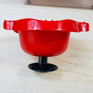 Cortador picador 6 en 1 rojo para frutas y verdura