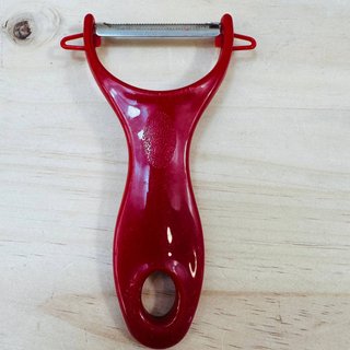 Cortador picador 6 en 1 rojo para frutas y verdura