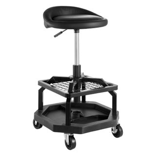 Sgabello Pneumatico Regolabile con Ruote Officina