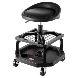 Sgabello Pneumatico Regolabile con Ruote Officina