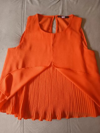 Blusa naranja URBAN tirantes