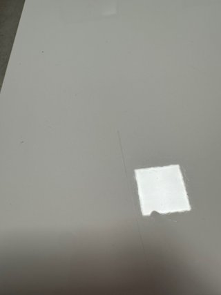 Escritorio blanco brillo con cajones IKEA