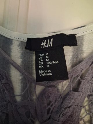 Camiseta H&M Rayas Talla M
