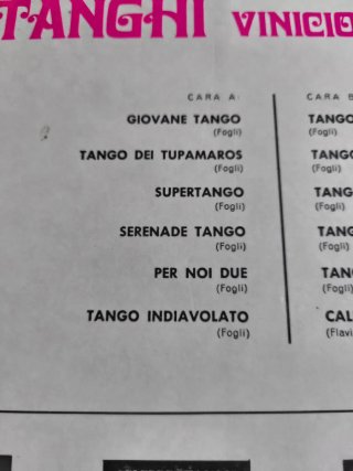 Vinilo Tanghi - Vinicio Fisarmonica & Ritmi