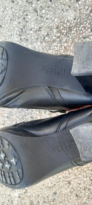 Botines tacón negros 37