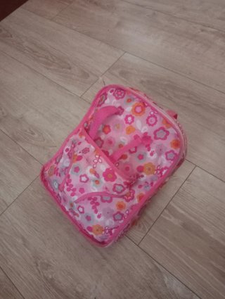 Mini mochila infantil con flores