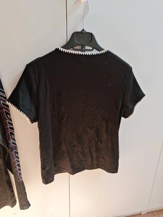 Camiseta Mango Negra Talla M, L,XL
