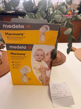 Sacaleches manual Medela Harmony.