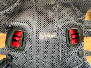 Mochila Portabebés BabyBjörn Oeko-Tex color gris