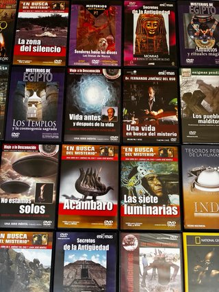 Colección DVDs Misterio y Documentales (Español)
