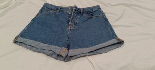 Pantalón corto vaquero azul