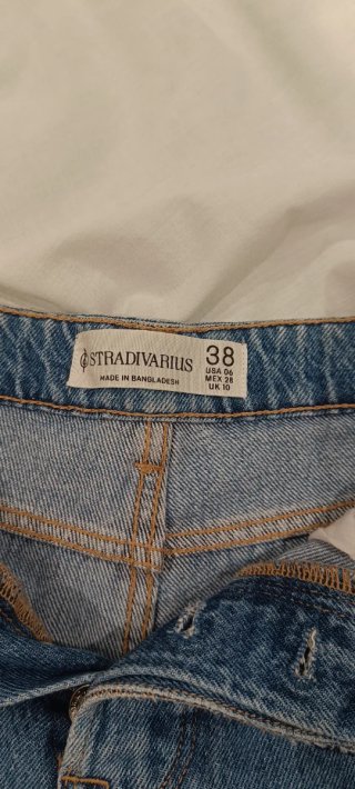 Pantalón corto vaquero azul