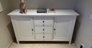 Aparador Ikea blanco madera