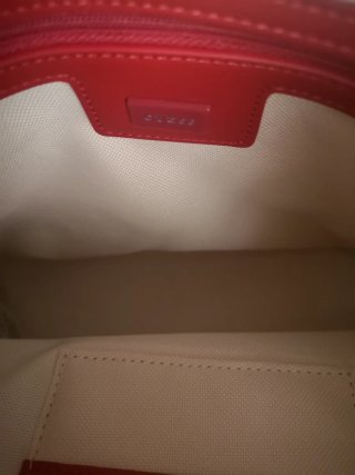 Mochila Mujer Beige y Roja