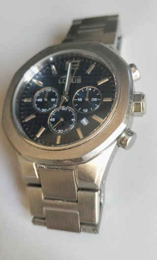 Reloj LOTUS esfera azul cronógrafo
