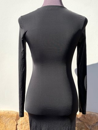 Vestido largo Pull&Bear negro