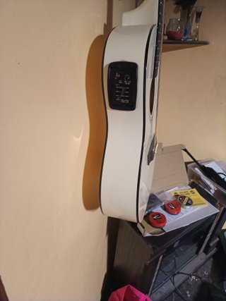 Guitarra Electroacústica Blanca