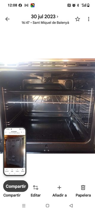 Cocina 3 fogones y horno