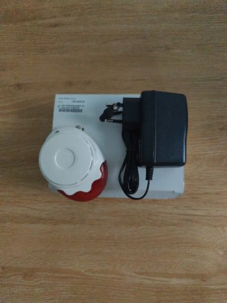 Sirena de alarma con adaptador