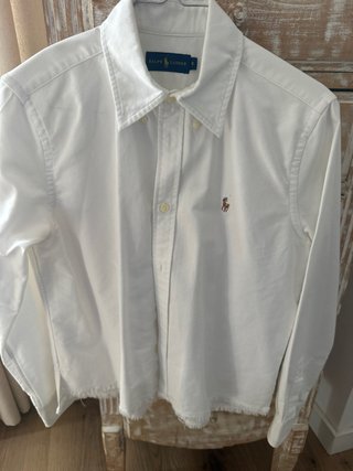 Camisa Polo Ralph Lauren Blanca Talla S Muy NUEVA