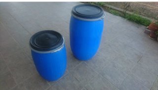 Bidones 120L y 60L Azul