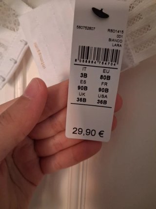 Sujetador blanco encaje