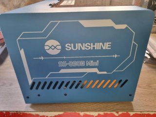 Sunshine SS-890B Laser maquina quitar tapa y panta