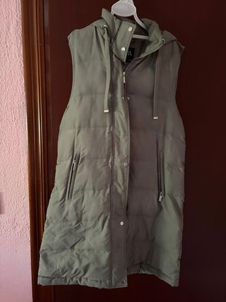 Chaqueta larga acolchada mujer