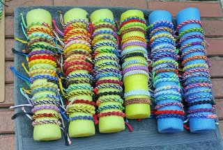 Pulseras tobilleras artesanales