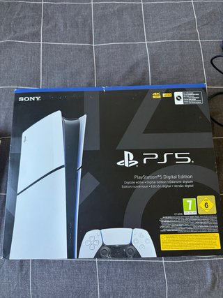 PS5 Digital + Mando + Caja Original + Cables.