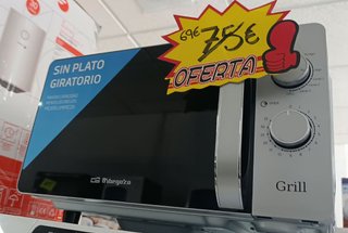 Microondas GRILL Orbegozo