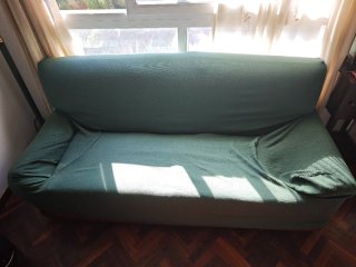 2 sofás + 2 cubresofas