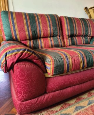 2 sofás + 2 cubresofas