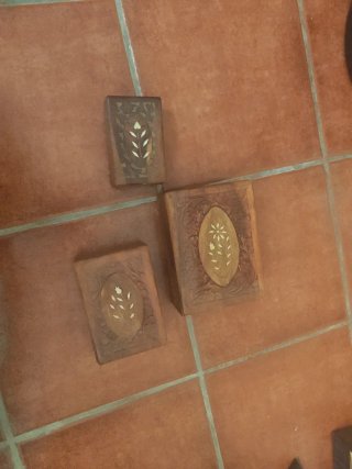 Cajas de madera decoradas