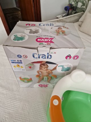 Asiento Baño OK Baby Crab Bebé con caja ¡sin usar!