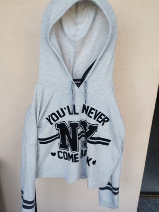 Felpa corta Alcott NY stile college Tg L
