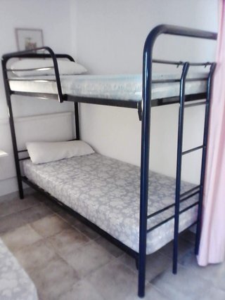 Estructura Cama Litera Metálica Negra