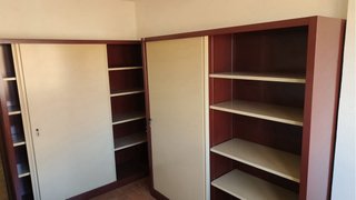 3 Armarios Archivadores Metálicos Beige/Marrón