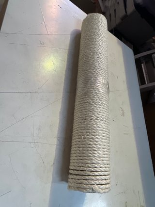 Tubo rascador sisal natural para gatos 50x9 cm