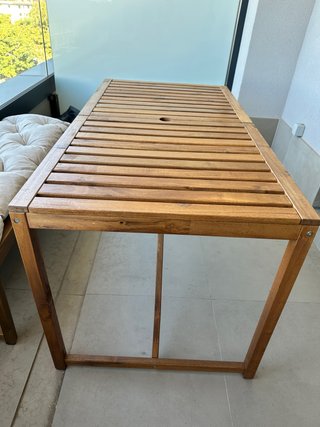 Mesa Terraza Ikea Nämmarö 140x75cm. Poco usada