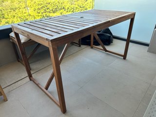 Mesa Terraza Ikea Nämmarö 140x75cm. Poco usada